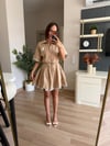 Marka Model Camel Kuş Detaylı Elbise