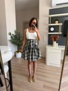Marka Model Ekose Desenli Tasarım Elbise