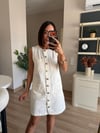 Marka Model Ekru Denim Elbise