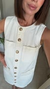 Marka Model Ekru Denim Elbise