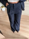 Marka Model Kahve Yaka Broşlu Bomber Ceket& Pantolon Takım