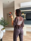 Marka Model Kahverengi Ceketi File Detaylı Takım