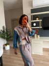 Marka Model Krem Denim Detaylı Takım 