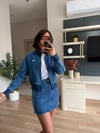 Marka Model Lacivert Ceket Etek Denim Takım ÖN SİPARİŞ