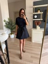 Marka Model Lacivert Çift Görünümlü Elbise