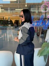 Marka Model Lacivert Dik Yaka Renk Geçişli Modal Takım