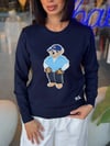 Marka Model Lacivert Teddy Kazak