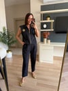 Marka Model Lacivert Yıldız İşlemli Yelek Pantolon Takım