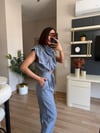 Marka Model Mavi Kemer Detaylı Takım