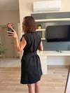 Marka Model Siyah Kolsuz Ceket Elbise