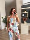 Marka Model Soft Desenli Bluz Pantolon Takım
