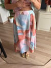 Marka Model Soft Desenli Crop Etek Takım
