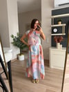 Marka Model Soft Desenli Crop Etek Takım