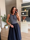 Marka Model Üzeri Çizgili Elbise