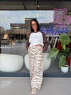 Marka Model Zebra Desenli Pantolon