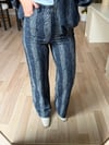 Mavi Desenli Bomber Tasarım Takım