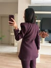 Mürdüm Papyon Detay Premium Blazer Takım