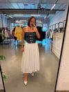 Önden Kancalı Denim Crop