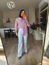 Orj. Koyu Pembe Çizgili Gömlek