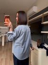 Orj. Marka Lacivert Atkılı Gömlek