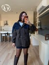 Orj. Haki Denim Detaylı Mont