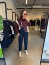 Orj. Marka Bordo Taşlı Gömlek