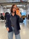 Orj Marka Lacivert Atkılı Gömlek