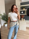 Orjinal marka şal detaylı jean