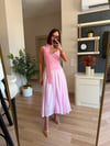 Pembe Renk A Kesim Midi Boy Etek