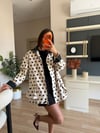 Puantiye Desenli Premium Ceket (ÖN SİPARİŞ)