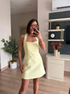 Sarı Boyundan Çan Elbise
