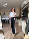 Şerit Detaylı Paraşüt Mont& Pantolon Takım