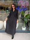 Siyah Blazer Ceket& Elbise Takım