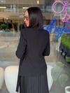 Siyah Blazer Ceket& Elbise Takım