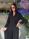 Siyah Blazer Ceket& Elbise Takım