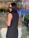 Siyah Blazer Yelek& Etek Takım
