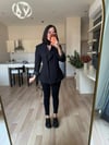 Siyah Kravatlı Premium Blazer Ceket