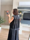 Siyah Transparan Yelek Etek Takım