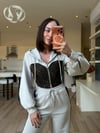 Taş Denim Leopar Detaylı Takım