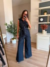 Tasarım Büyük Cepli Denim Takım