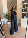 Tasarım Büyük Cepli Denim Takım