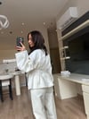 Z.ra Ekru Bağlamalı Denim Takım