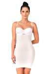 Arias Closet Beyaz MI Emay 5060 Göğsü Açık Elbise Korse