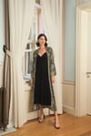 Arias Closet Çiçek Yaprak ve Etnik Desenli Dantelli ve Dekolteli Sabahlık Takımı
