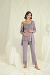 Arias Closet Dantelli Önü Düğmeli Hamile Lohusa 3'lü Pijama Takımı