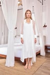 Arias Closet Dantelli ve Dekolteli Saten Sabahlık Takımı