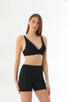 Arias Closet Siyah MI 2703 Lazer Kesim İz Yapmaz Hayalet Boxer