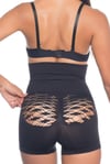Arias Closet Siyah MI Emay 2064 Popo Açık Fantezi Boxer Korse