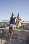 Arias Closet Yaprak Desenli ve Dantelli 3'lü Pijama Takımı