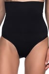 Siyah Yüksek Bel Double Slip Korse